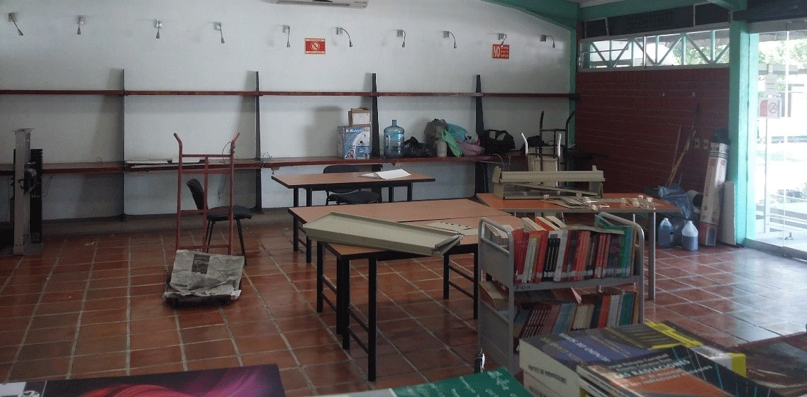 Desmantelamiento de la Biblioteca de Bachillerato en San Pedrito
