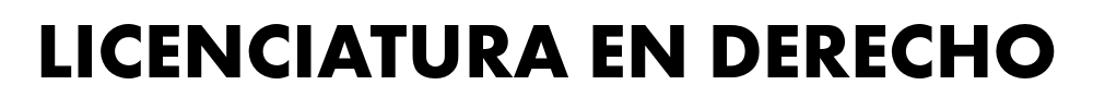 Licenciatura en Derecho