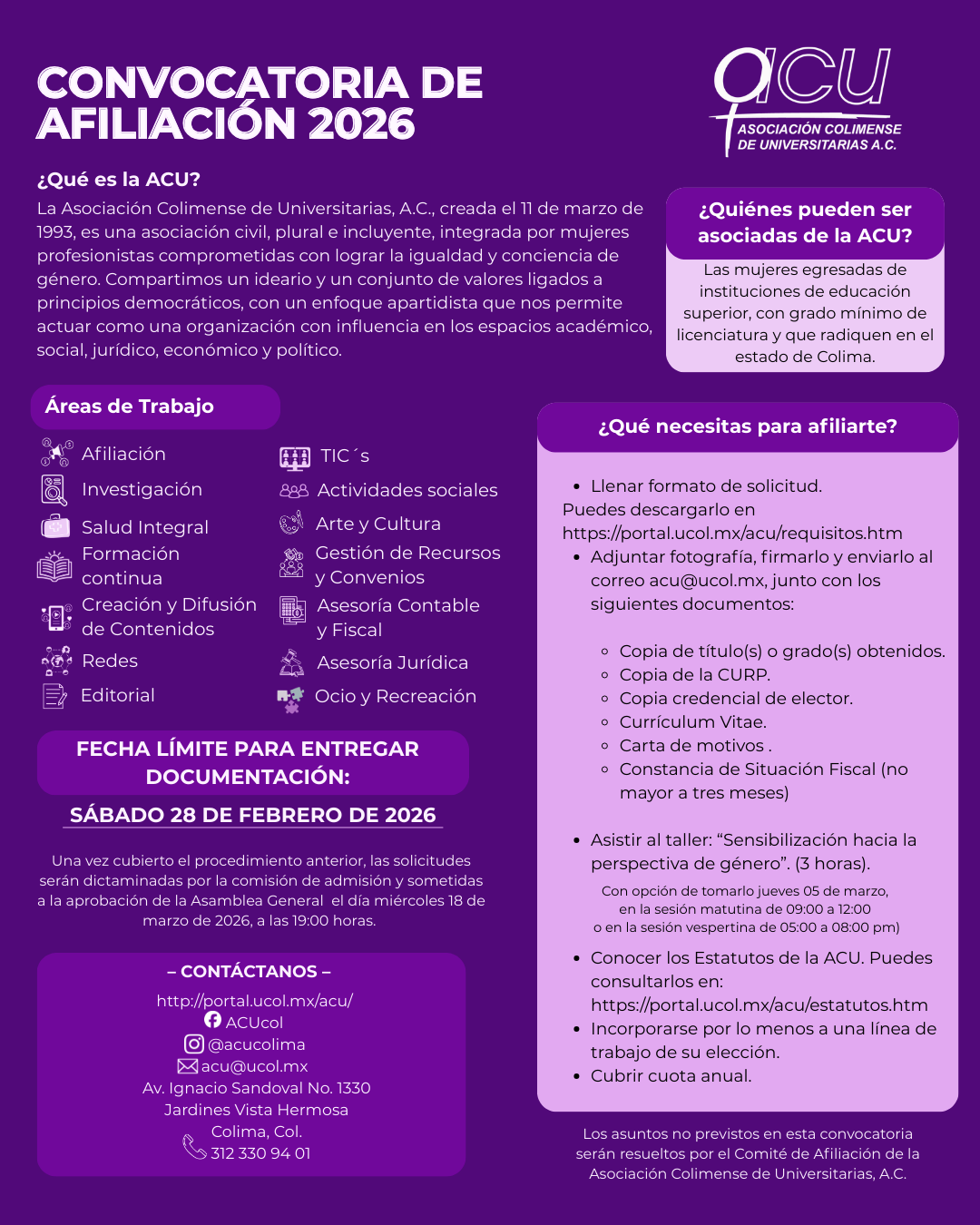 Convocatoria de AfiliaciÃ³n 2026